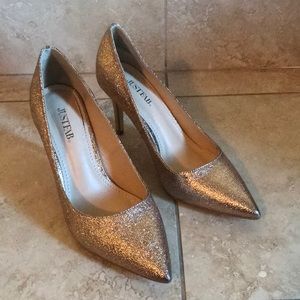 Rose gold heels